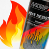 Heat-resistant spray paint