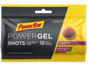 PowerBar PowerGel Raspberry Wine Gum, 9 pcs