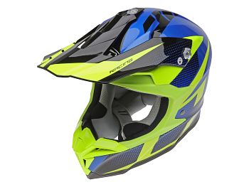 Helmet - HJC i50 Argos, blue / fluo yellow