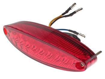 Baglygte - rød - LED universal
