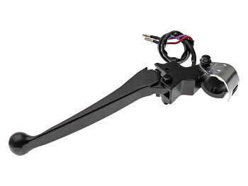 Brake lever with holder, left - standard OEM