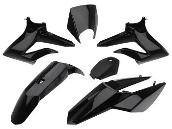 Shield set - Black, 6 parts - TNT