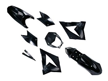 Shield set - Black, 8 parts - 101_Octane