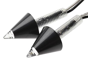 LED bolts, conical - white