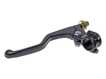Rear brake / clutch lever with holder, left - two-finger