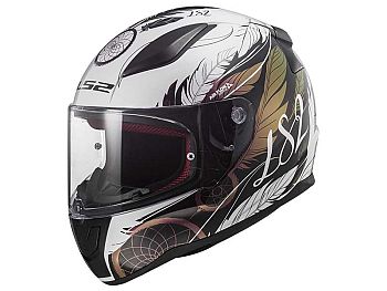 Helmet - LS2 FF353 Rapid Boho, white / black / pink