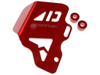 Accessories - Shield for brake master, rear - red - Doppler