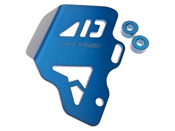Accessories - Shield for brake master, rear - blue - Doppler