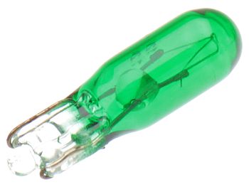 Bulb for speedometer - T5 12V, 1.2W - green