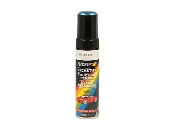 Lacquer stick - MoTip Pro touch up lacquer stick with brush, metallic blue - 12ml
