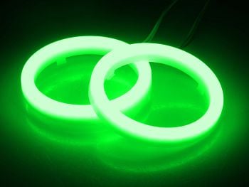 LED rings - HI:PE Angel eyes - 72mm, green