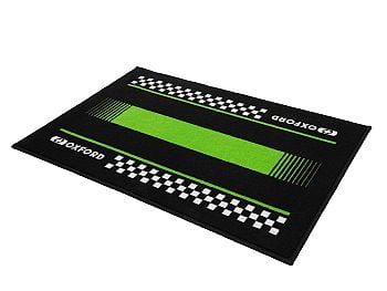 Doormat - Oxford Pitlane 90 x 60cm - black/green