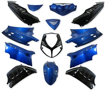 Shield set - Blue / black, 13 parts