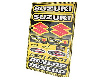 Stickerark - Suzuki Dunlop 32x22cm