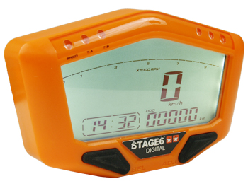 Speedometer - Stage6 Digital universal, orange