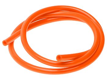 Colored petrol hose - 5x8mm, 1 meter, orange