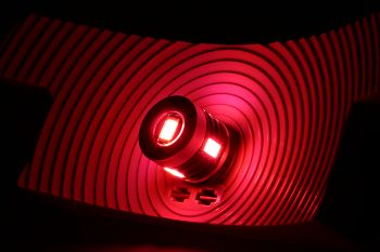 Baglygtepære - BAY15D LED 12V, 21/5W - rød - HI:PE
