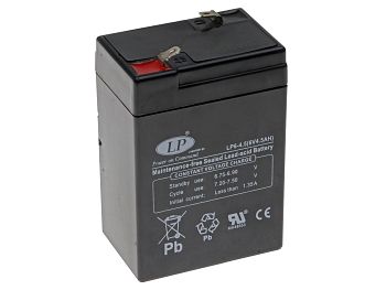 Batteri - LP - GEL 6V 4.5Ah