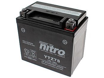 Batteri - Nitro GEL 12V 6Ah YTZ7-S