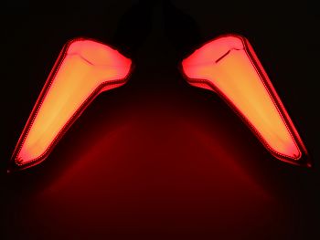 Blinklygter - Spirit Beast L12 LED DRL, rød
