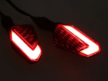 Blinklygter - Spirit Beast L16 LED DRL, rød