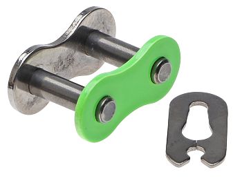 Chain - Stage6 master link 420, fluo green