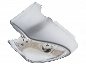 Cover for steering shield, right - chrome - original
