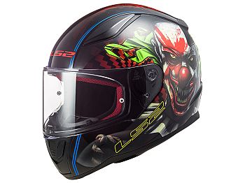 * DEMO * Helmet - LS2 FF353 Rapid Happy Dreams, black / red, medium