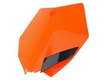 Fornummerplade - UFO - KTM style -  orange