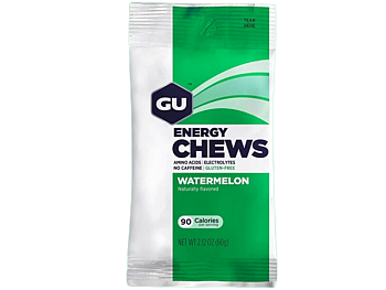 GU Energy Chews Watermelon Vingummier, 16 Stk