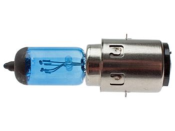 Headlight bulb - BA20D blue halogen 12V 35 / 35W