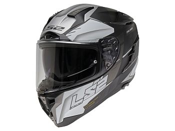 Helmet - LS2 FF327 Challenger Allert, matt black / white