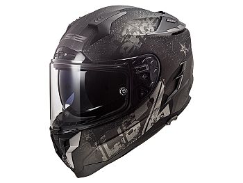 Helmet - LS2 FF327 Challenger Flex, matte black / gray
