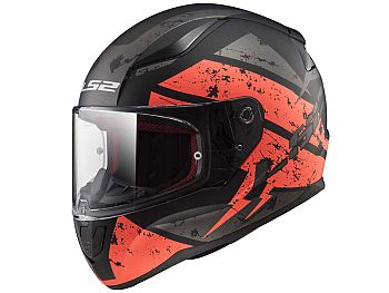 Helmet - LS2 FF353 Rapid Deadbolt, matte black / orange
