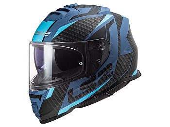 Helmet - LS2 FF800 Storm Racer, matte blue