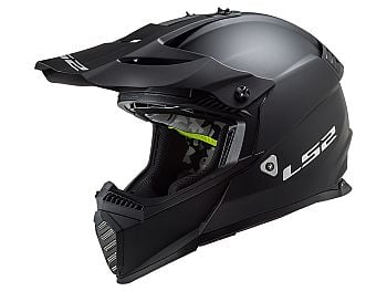 Helmet - LS2 MX437 Fast Evo Solid, matte black