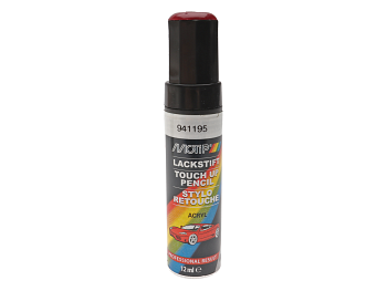 Lacquer pencil - MoTip Pro touch up lacquer pencil with brush, red - 12ml