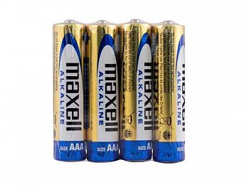 Maxell AAA Batteries, 4 pcs