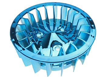 Oversize fan wheel for ignition, blue