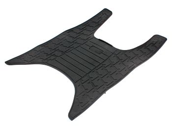 Rubber mat at footplate, black