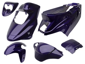 Shield set - Blue-purple, 6 parts