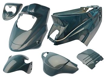 Shield set - Chameleon blue, 6 parts