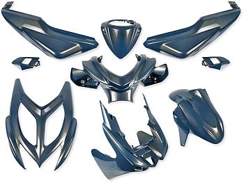Shield set - Chameleon blue, 9 parts