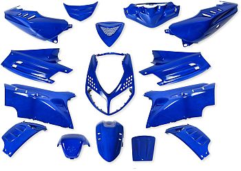 Shield set - Cobalt blue, 15 parts