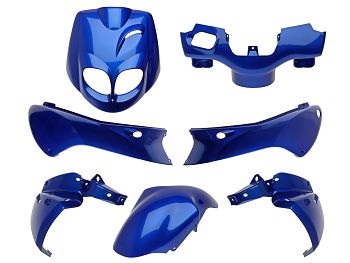 Shield set - Metal blue, 7 parts