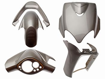 Shield set - Metal gray, 9 parts