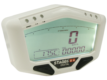 Speedometer - Stage6 Digital universal, hvid