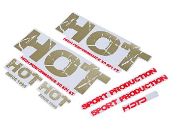 Spelling set for MOTOCR Hot / Big Max - gold / red - original