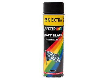 Spray paint - MoTip Pro Matte Black, 500ml