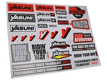 Sticker sheet - Yasuni kit - 44x34 cm